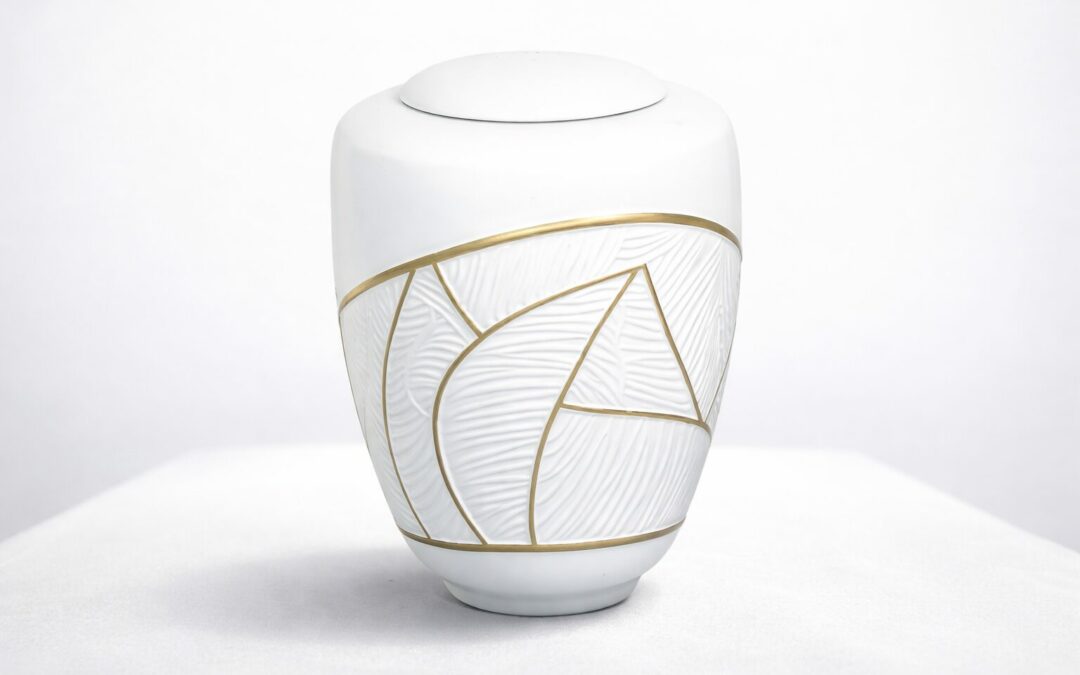 Urne Echeril Blanche