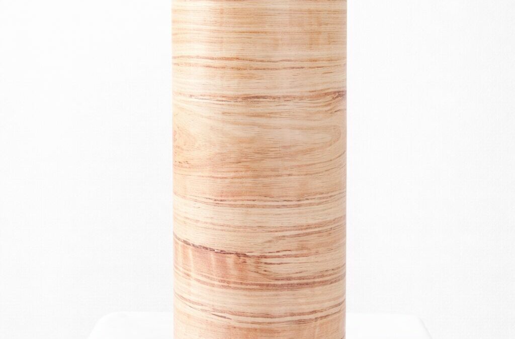 Urne carton imitation bois