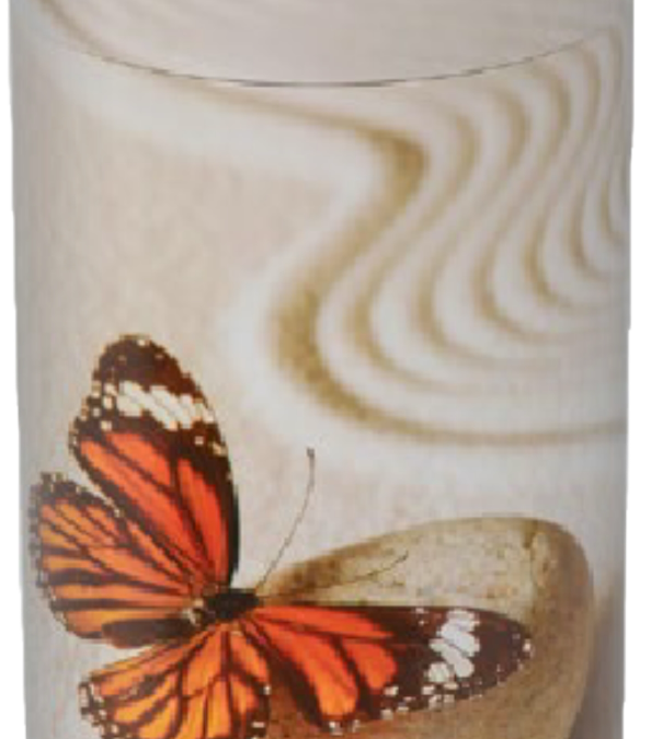 Urne Tube Papillon