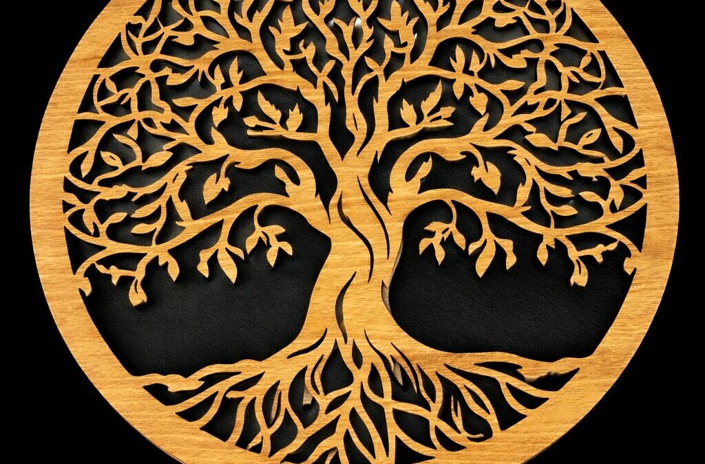 Arbre de vie en bois