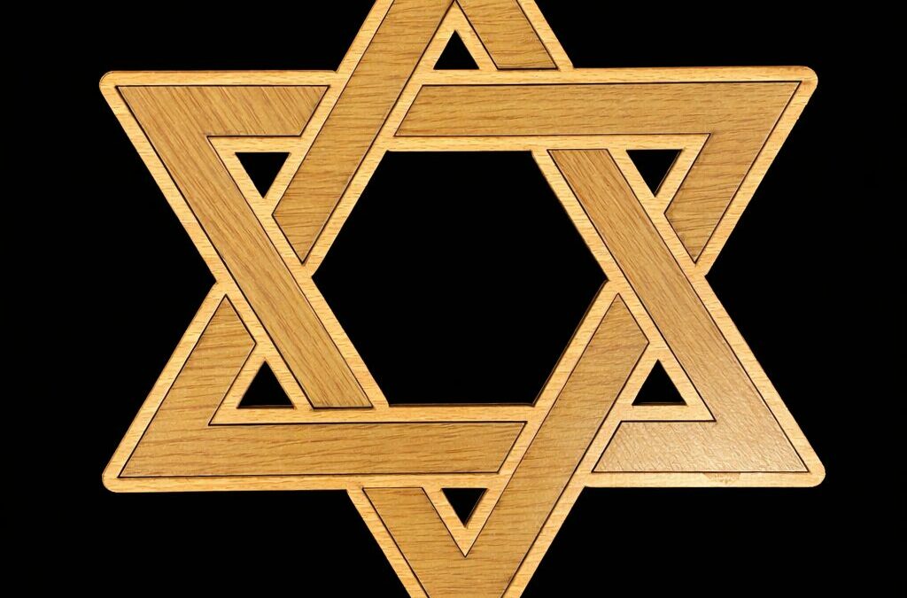Etoile de David en bois